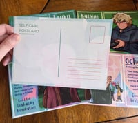 Image 2 of 5x7 MHA Self Care Post Card Prints