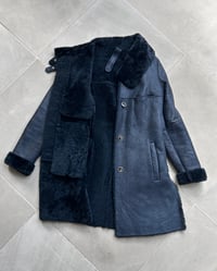 Image 7 of ITALIAN BLACK LEATHER COAT