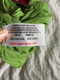 Image 7 of Vintage Y2K Playboy green halter neck cami 2000s deadstock BNWT 