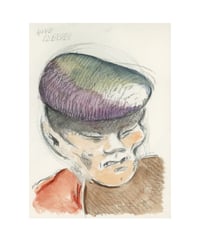 Fear of the Fiddle Watercolor Character Study 4. 2025