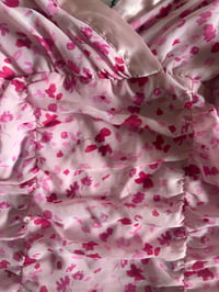 Image 5 of Vintage Y2K Etam baby pink floral ruched detail a cami