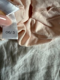 Image 5 of Vintage Y2K baby cami with mesh bust detail and ribbon bow