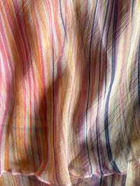 Image 5 of Vintage Y2K striped pastel knot bust cami with double hem