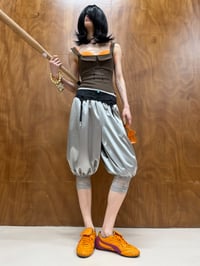 Image 13 of Low-cut button-up babydoll collar vest in five colors