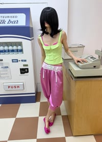 Image 16 of Low-cut button-up babydoll collar vest in five colors