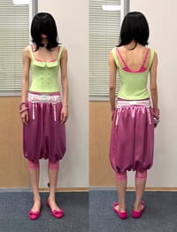 Image 14 of Low-cut button-up babydoll collar vest in five colors