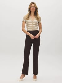 Knit Crepe Pants