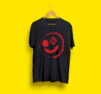 Image 1 of TRS T-Shirt (Black T Neon Red print)