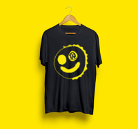 Image 1 of TRS T-Shirt (Black T Neon Yellow print)
