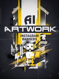 Image 1 of Ai Artwork IG Banners