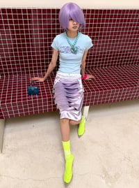 Image 9 of Four-color printed slim-fit short-sleeved T-shirt