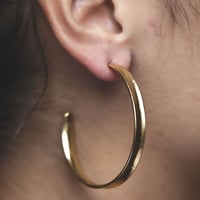 Image 2 of Avova Hoops (18ct Gold Plated)