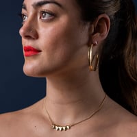 Image 4 of Avova Hoops (18ct Gold Plated)