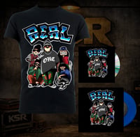 REAL EP LIMITED EDITION Platinum Package (7" Vinyl ,CD and Album art tee)