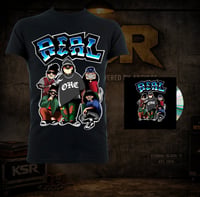 REAL SELF TITLED EP CD & Album art tee