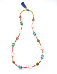 white birds necklace