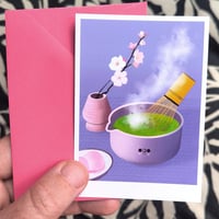 Image 2 of Mini carte postale : Matcha