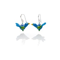 bluebird earrings