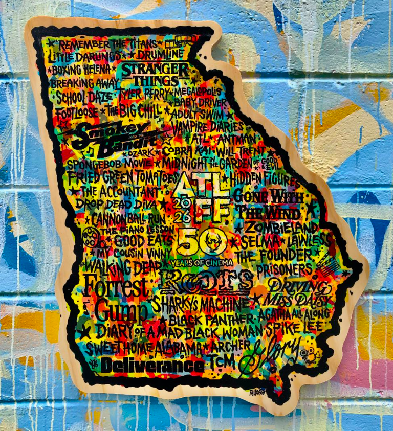 New!!Georgia FilmLand  wall art
