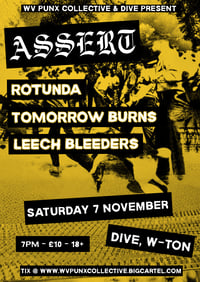 ASSERT / ROTUNDA LIVE @ DIVE 07/11/2026 PLUS SUPPORT