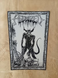 Agonized -  Gods... woven backpatch