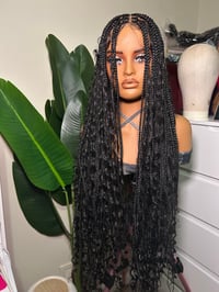 Image 1 of Full lace Braided wig