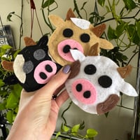 Image 1 of Cute cow catnip cat toys