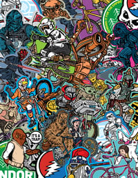 RAD WARS ASST STICKER SET
