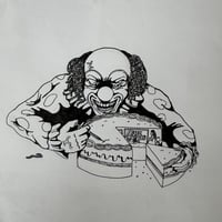 Image 1 of Original "Clown" Drawing by Rue