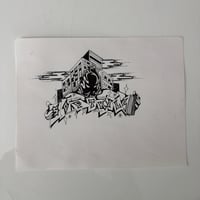 Original "Vein Hunter w/ Cards" Drawing by Rue