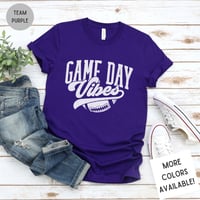 Image 1 of Game Day Vibes Football T-Shirt