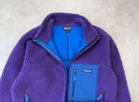 Image 3 of Patagonia Retro-X Fleece Jacket Purple Medium Mens