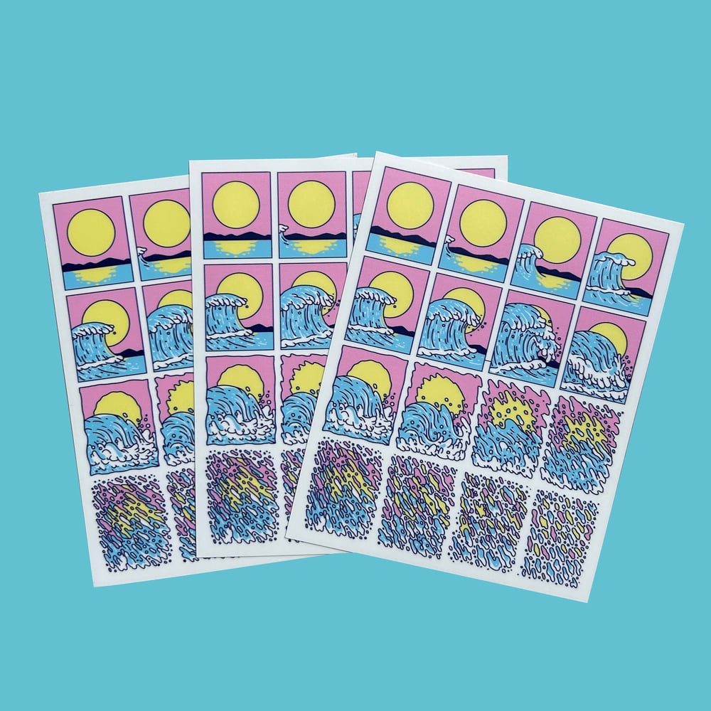 Image of "Great Wave" Sticker