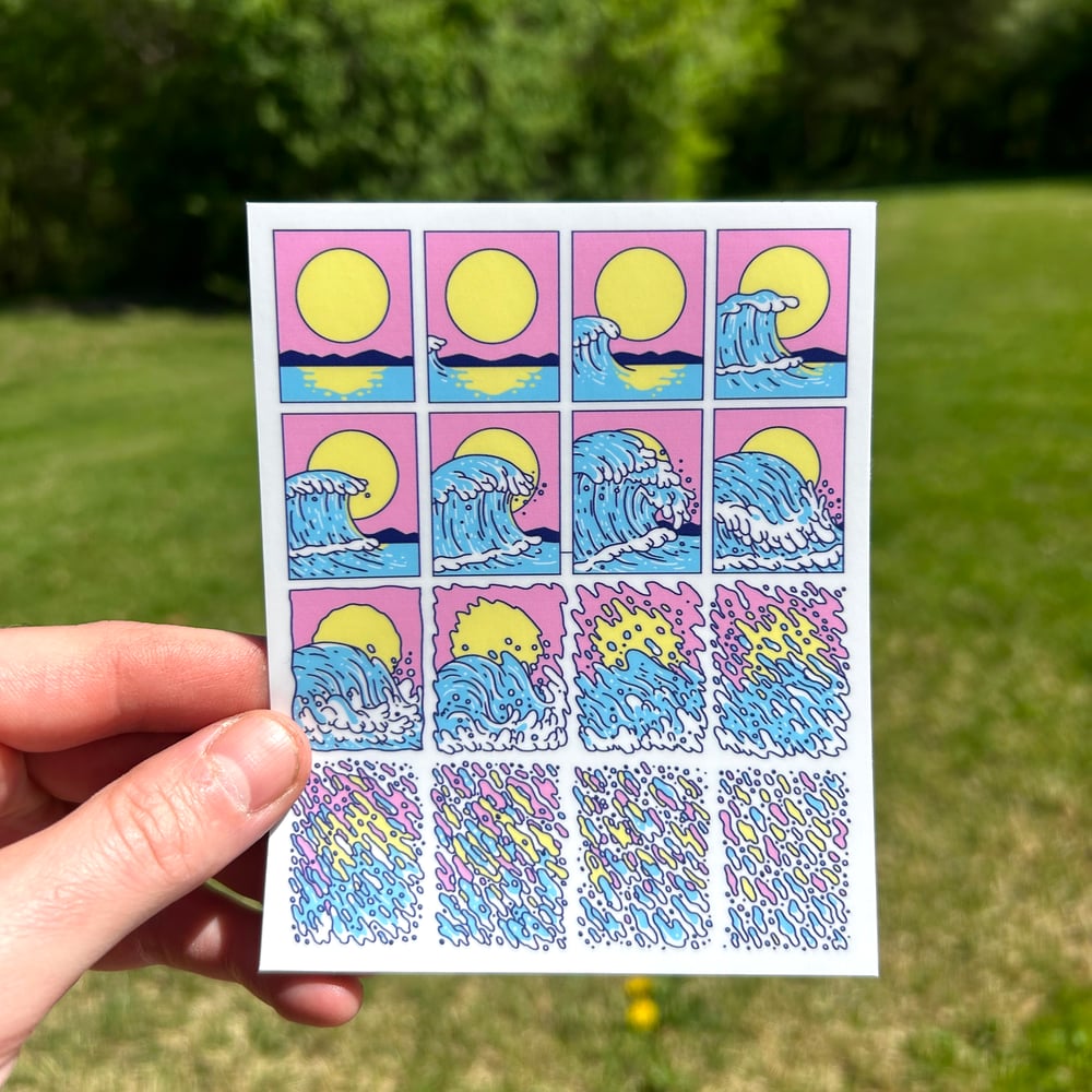 Image of "Great Wave" Sticker