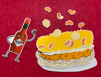 Image 3 of Cincinnati Chili Spaghetti Vinyl Sticker Sheets