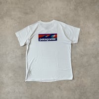 Image 1 of Patagonia Cap Cool SS T Shirt Boardshort Logo White Large Womens