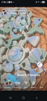 Image 3 of Beach S'mores -a Rocky Top Wax Works exclusive custom houseblend fragrance 