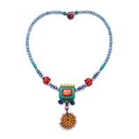 wheel glyph necklace