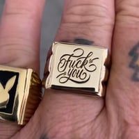 Image 1 of *LIMITED* FUCK YOU RING