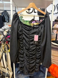 Image 1 of NWT Prettylittlething black dress