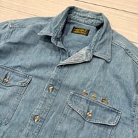 Image 2 of Vintage Eddie Bauer Denim Short Sleeve - XL
