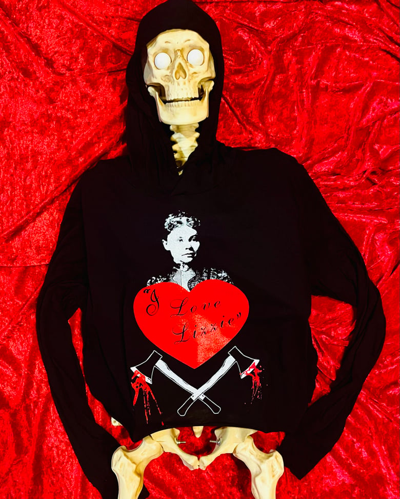 Image of I Love Lizzie Cropped Hoodie