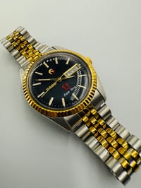 Image 3 of Rado Purple Horse Day Date Black Dial 2/Tone Automatic Men’s Watch