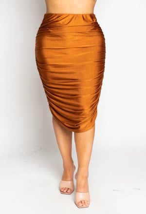 Image of Ruched Skirt
