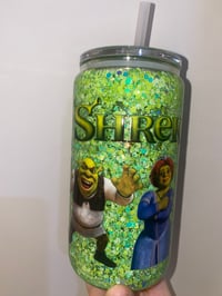 Image 1 of Shrek glass snowglobe 