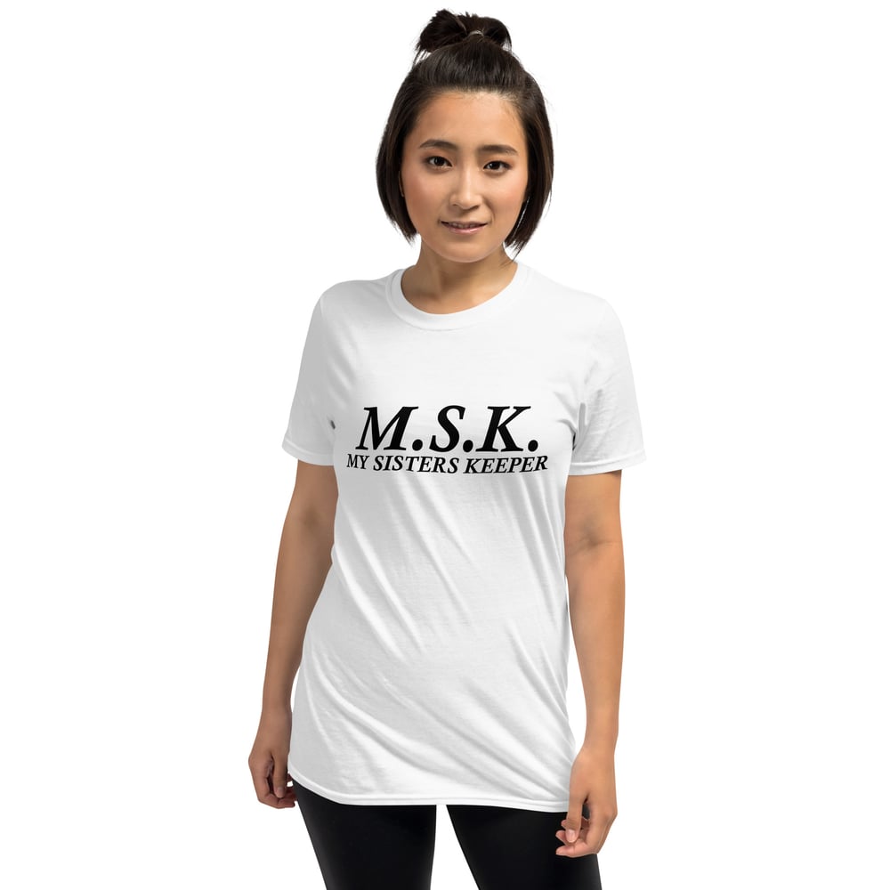 M.S.K. Black TXT Short-Sleeve Unisex T-Shirt