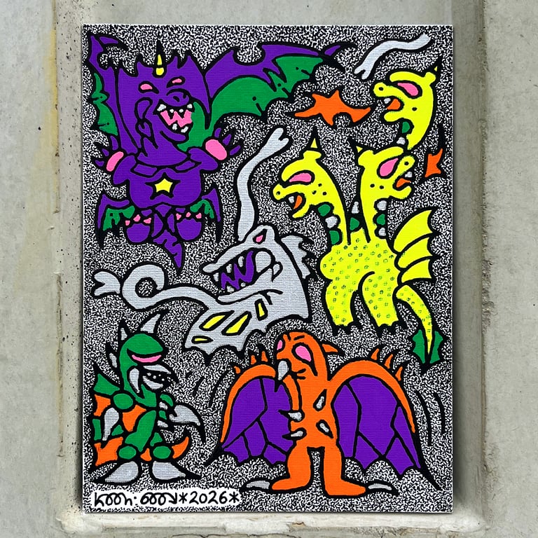 Kaijus ✶ Painting
