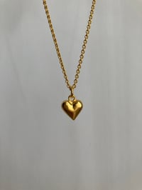 Image 1 of gold heart pendant