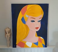 Image 1 of Color Magic Barbie Acrylic Painting by -g-