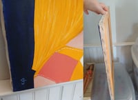 Image 2 of Color Magic Barbie Acrylic Painting by -g-